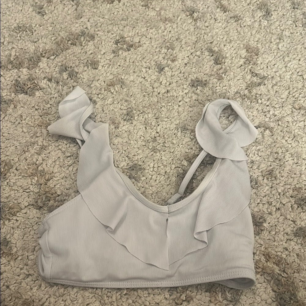 Elegant White Ruffled Women's Top
